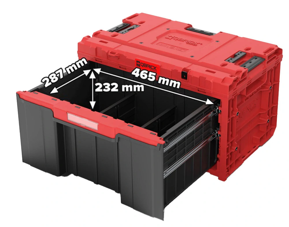 Box QBRICK® ONE Workshop Drawers SET 7