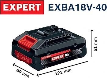 BOSCH 3x EXBA18V-40 + GAL 12V/18V-80