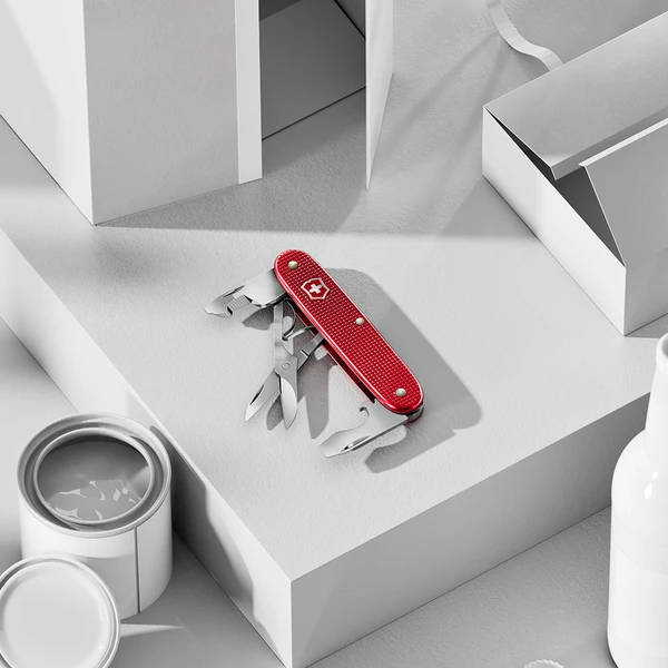 VICTORINOX Companion Slim Alox, červený