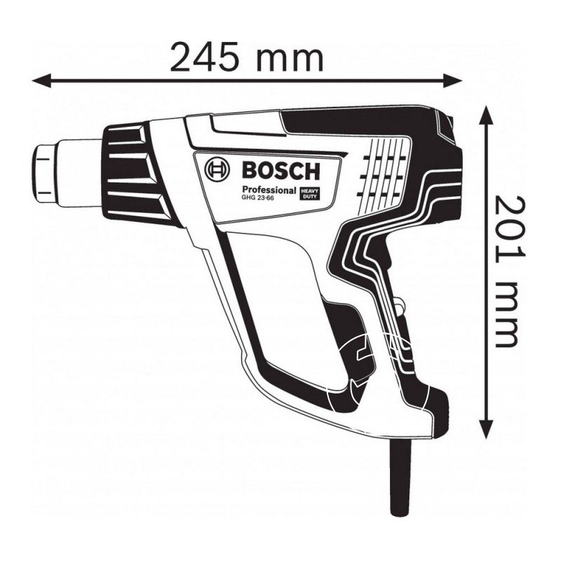 BOSCH GHG 23-66 Kit 0.601.2A6.303