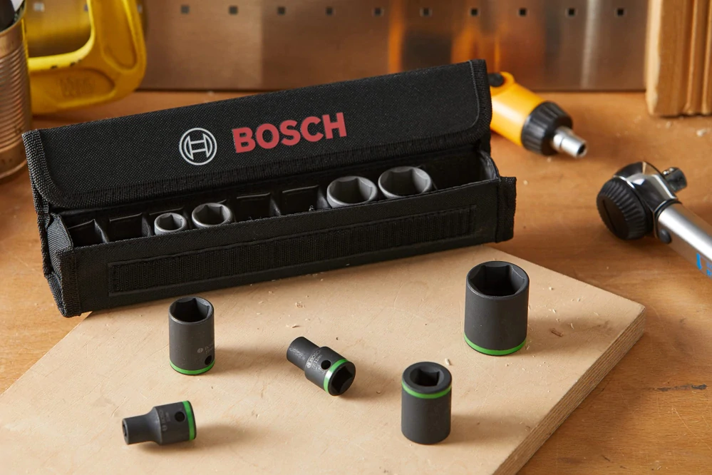 9-dielna sada 1/2" násuvných kľúčov BOSCH 10-27mm
