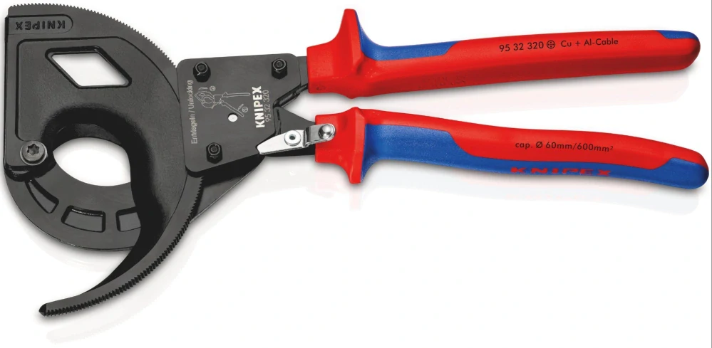 Kliešte na káble račnové Knipex 315 mm 9532315A