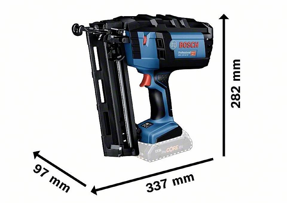 BOSCH Professional GNH 18V-64 M solo 0.601.481.001