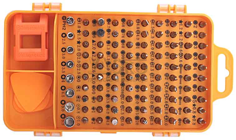 Sada bitov a rukoväte na jemné bity 1/4" s pinzetou