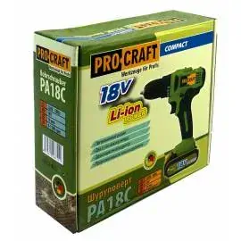 Aku skrutkovač PROCRAFT PA18C
