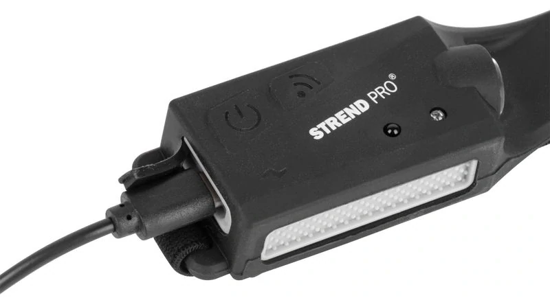Čelovka LED+XPE, 200 lm, 1200 mAh, senzor pohybu
