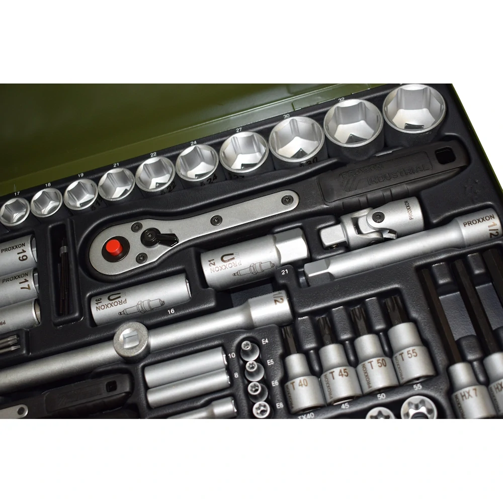 Gola sada PROXXON 86-dielna 1/4"-1/2" 23640