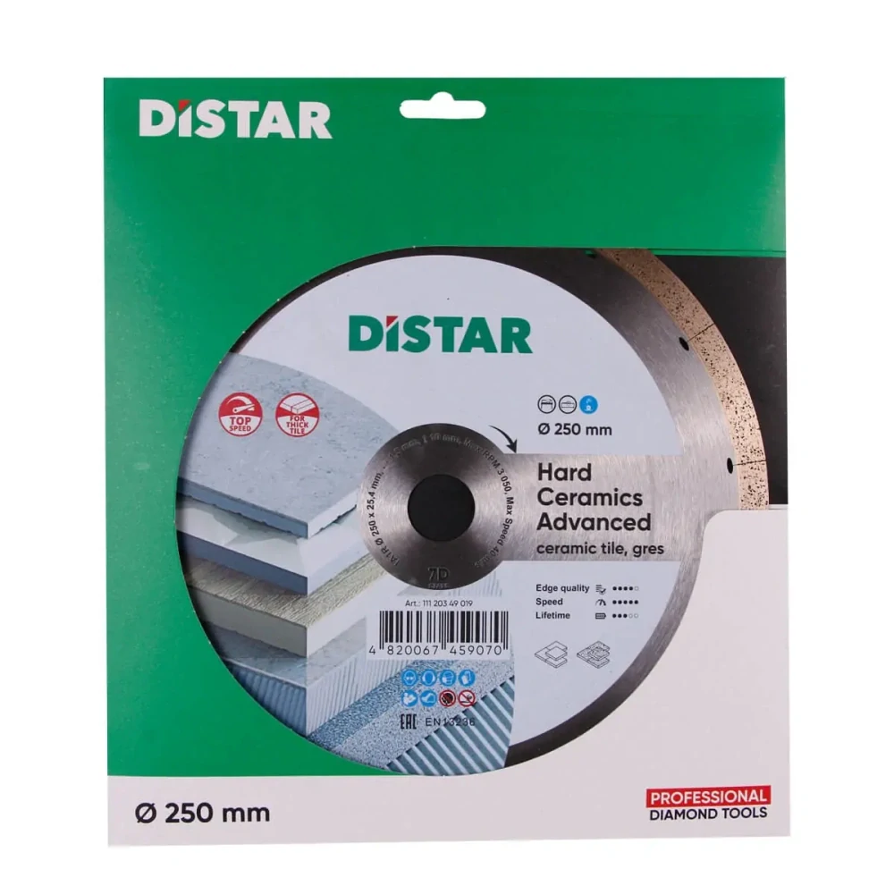 Diamantový kotúč DISTAR 250 x 25,4mm HARD CERAMICS ADVANCED