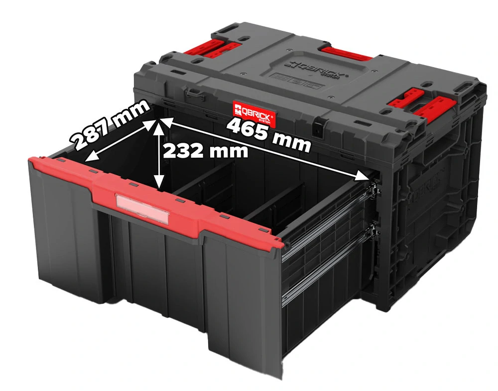 Box QBRICK® ONE Workshop Drawers SET 6