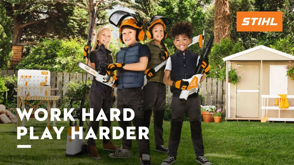 Model aku fúkara listia STIHL – hračka
