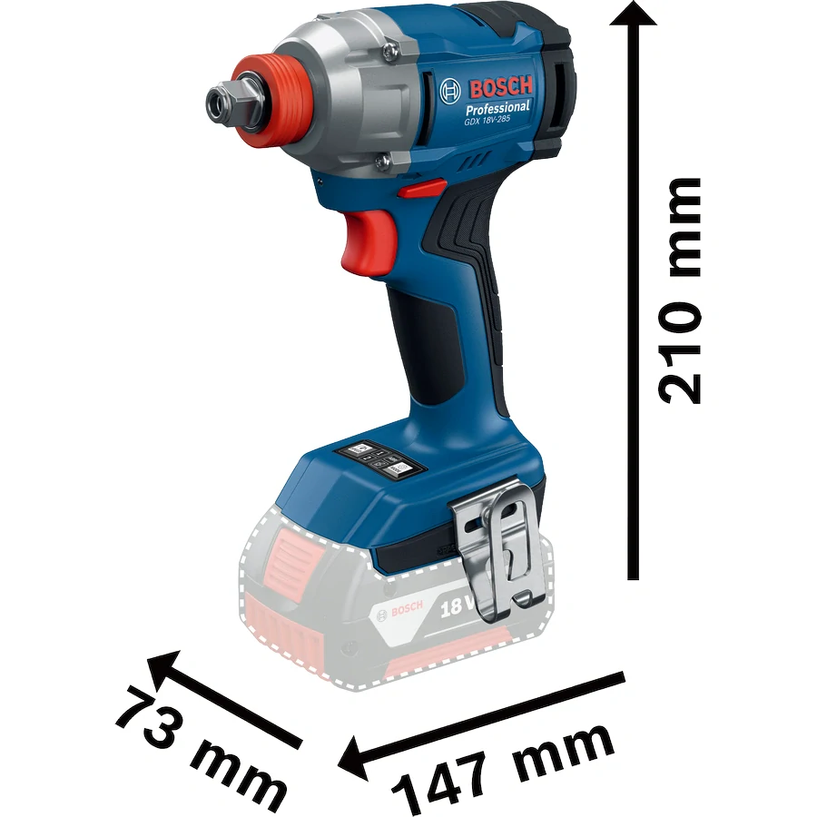 BOSCH sada náradia 3 ks 18 V GSR + GDX + GBH + 3×5.0Ah + GAL 12V/18V-80
