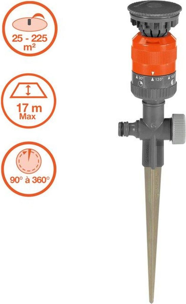 Kruhový zavlažovač GARDENA Vario s kolíkom Comfort