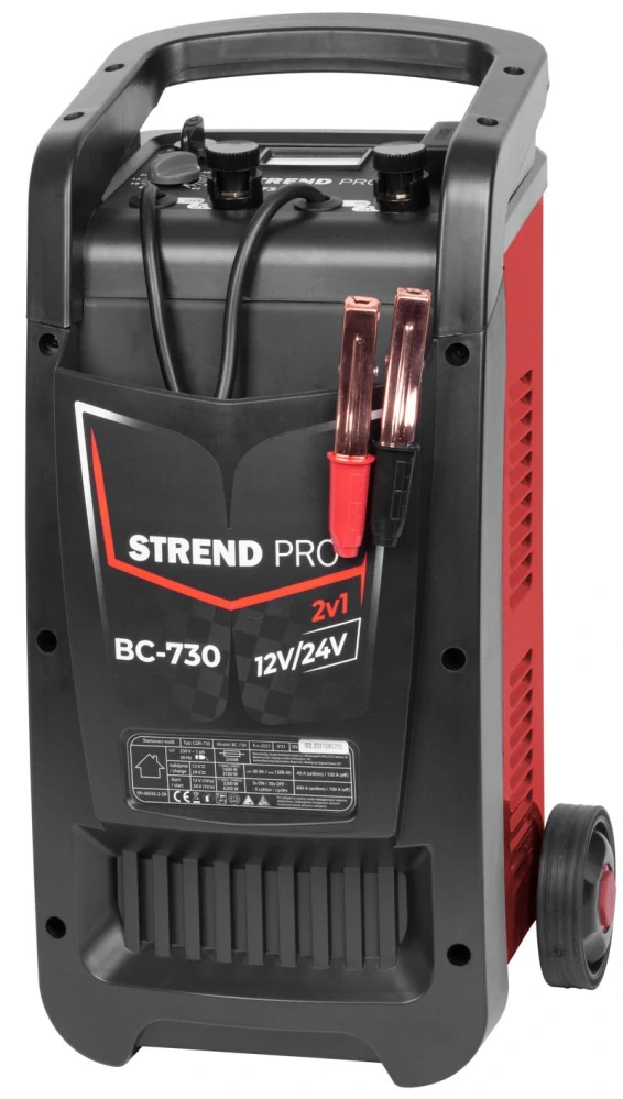 Vozík štartovací Strend Pro BC-730, nabíjací, 12/24 V, 40 A, štart 400 A