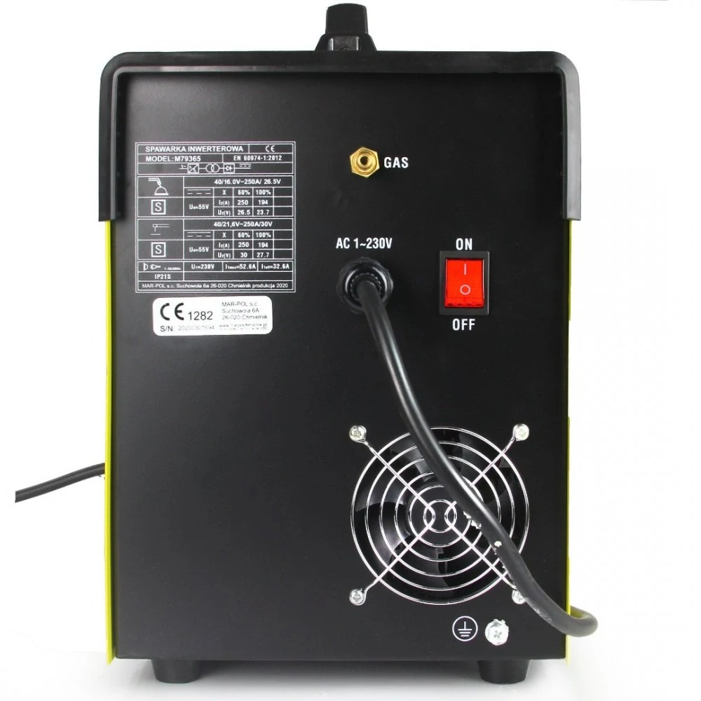 Invertor 200A MIG/MAG (CO2), TIG, MMA, MAR-POL