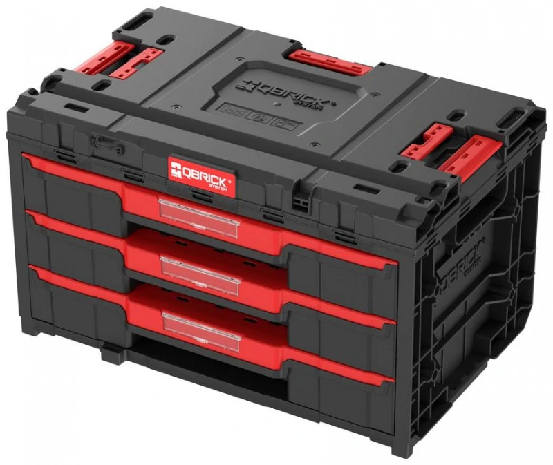 Box QBRICK® System ONE Workshop - Cart, 3x Toolbox,