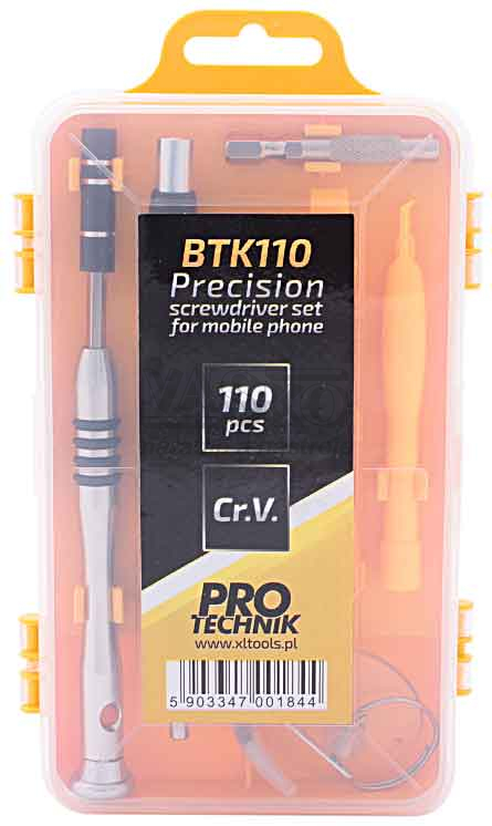 Sada bitov a rukoväte na jemné bity 1/4" s pinzetou