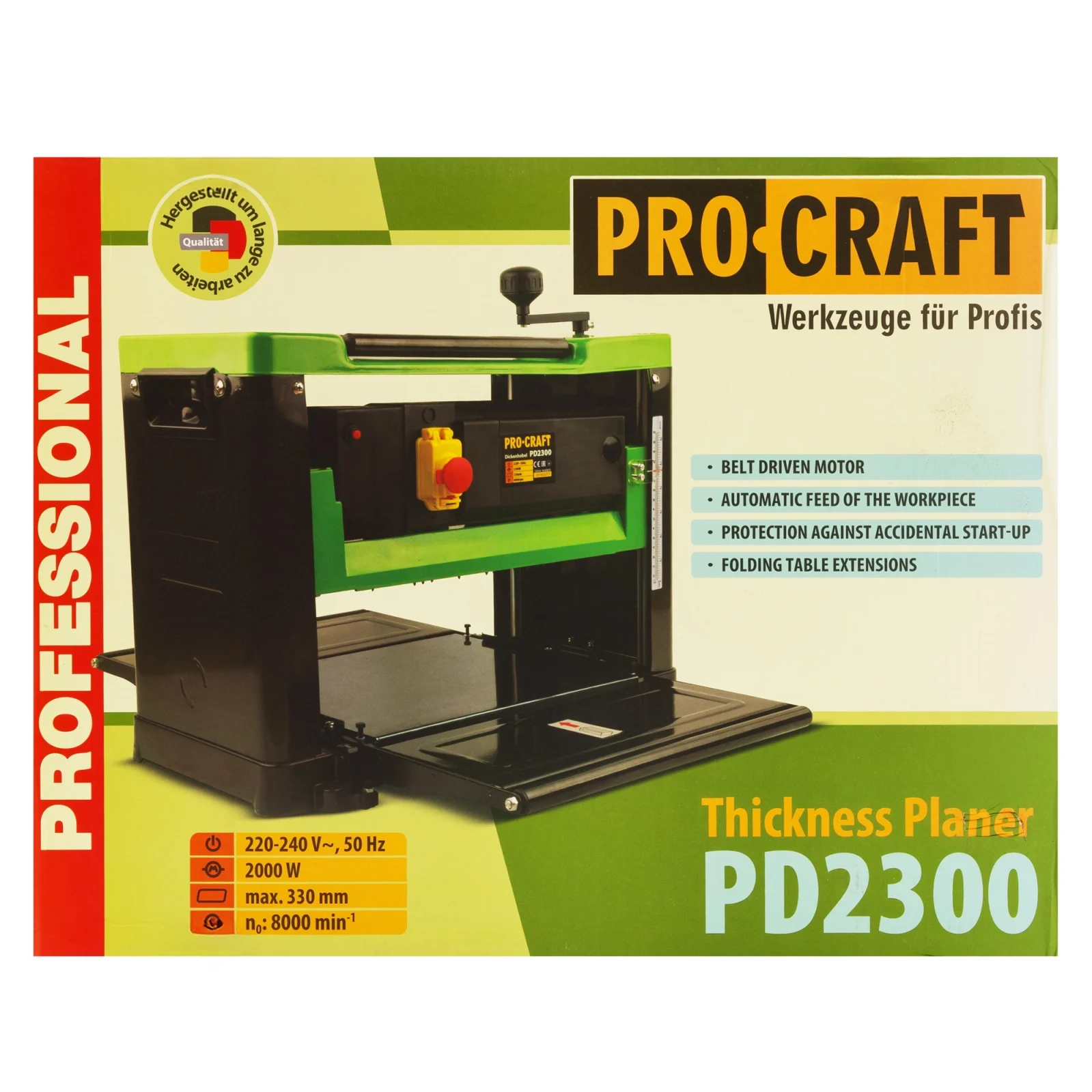Preťahovačka / Hobľovačka PROCRAFT PD2300