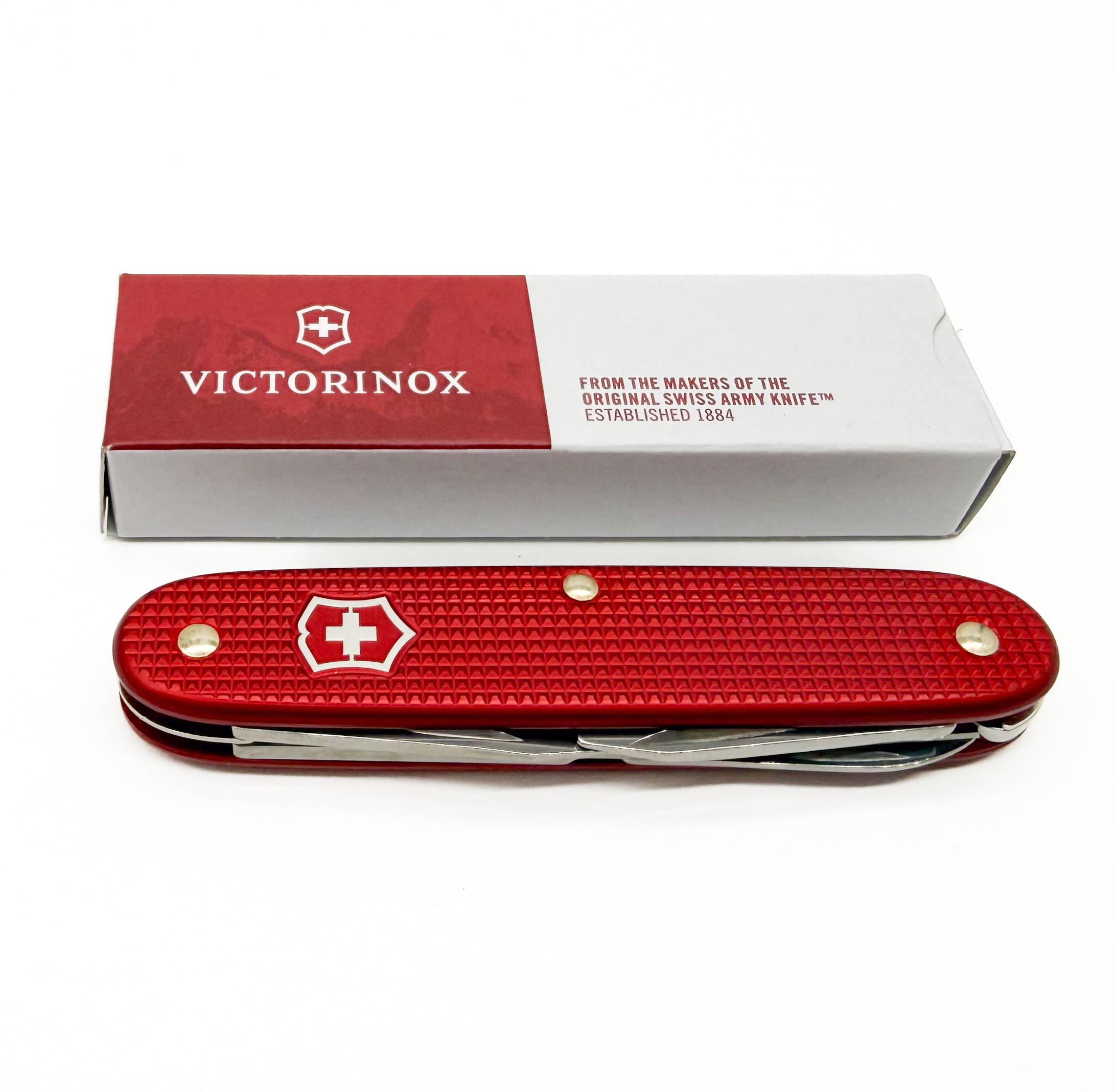 VICTORINOX Companion Slim Alox, červený