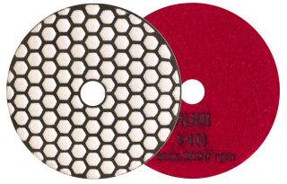 Flexibilný diamantový leštiaci kotúč RUBI 100 mm zr.400