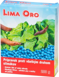 Granule Lima Oro 3%, 200 g proti slimákom 